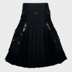 Black Gothic Active Men Utility Kilt