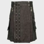 Black_Heavy_Denim_Kilt_with_Straps__Scotland_Kilt_2_kiltshub.com