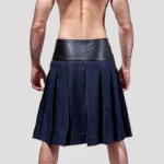 Blue_Denim_Leather_Kilt_With_Leather_Pouch___Scotland_Kilt_Kiltshub.com_4