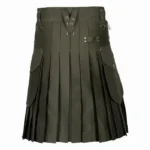 Brown Modern Casual Utility Kilt