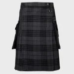 Punk Rock Gothic Night Watch Utility Kilt - Image 2