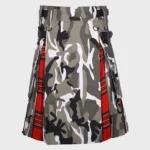 Camouflage Hybrid Utility Kilt For Men - Image 4