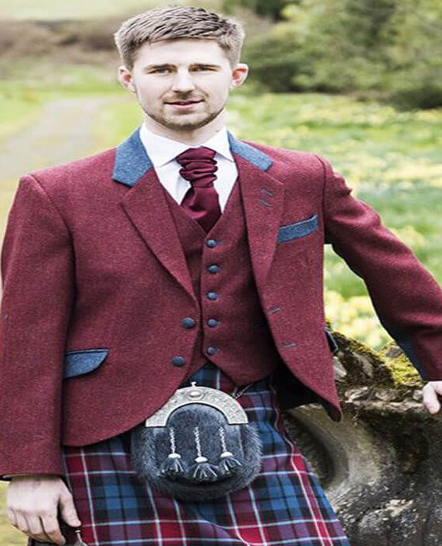 argyll_kilt_jacket_and_waistcoat_two_color_combinations.jpg Argyll kilt Jacket and Waistcoat Two Color Combinations - Image 1