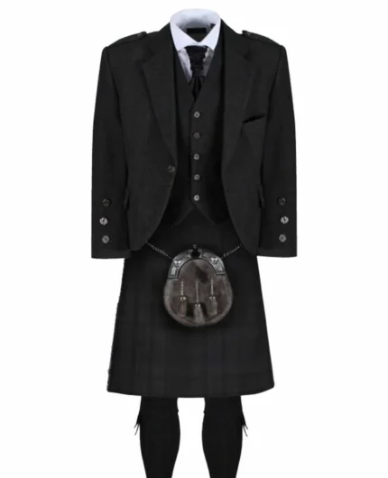 black_isle_tartan_kilt_with_morton_black_jacket_outfit_Kiltshub.com.webp