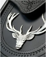 black_saddle_lether_semi_dress_sporran_with_large_stag_headss_kiltshub.com .jpg