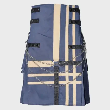 blue_new_fashion_cotton_utility_kilt_kiltshub.com-3.webp