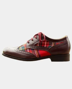 brown_leather_tartan_scottish_ghillie_shoes_Kiltshub.com.webp