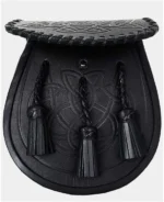 Celtic Knot Braided Leather Sporran - Image 4