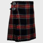 Clan Black Stewart Tartan Kilt
