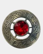Fancy_red_stone_fly_plaid_brooch_antique_Kiltshub.com.webp