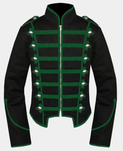 gothic_black_green_military_drummer_jacket_for_men_1_Kiltshub.com.webp