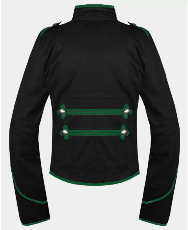 gothic_black_green_military_drummer_jacket_for_mens_1_Kiltshub.com