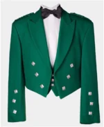 Green Prince Charlie Jacket With Waistcoat Set Scottish Highland - Image 5