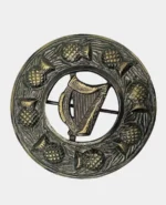 irish_harp_fly_plaid_antique_brooch_1_Kiltshub.com.webp