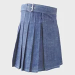 Light Blue Denim Kilt