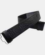 lion_embossed_black_leather_kilt_belt_1_Kiltshub.com.jpg