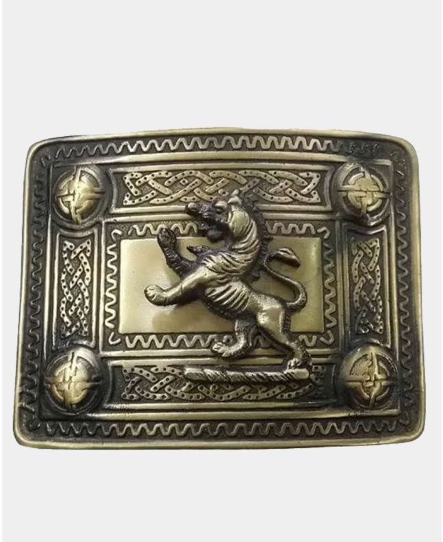 lion_rampant_antique_kilt_buckle.jpg Lion Rampant Antique Kilt Buckle - Image 1