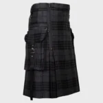 Punk Rock Gothic Night Watch Utility Kilt