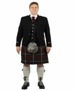 Robertson Red Modern Tartan Argyle Oufit - Image 4