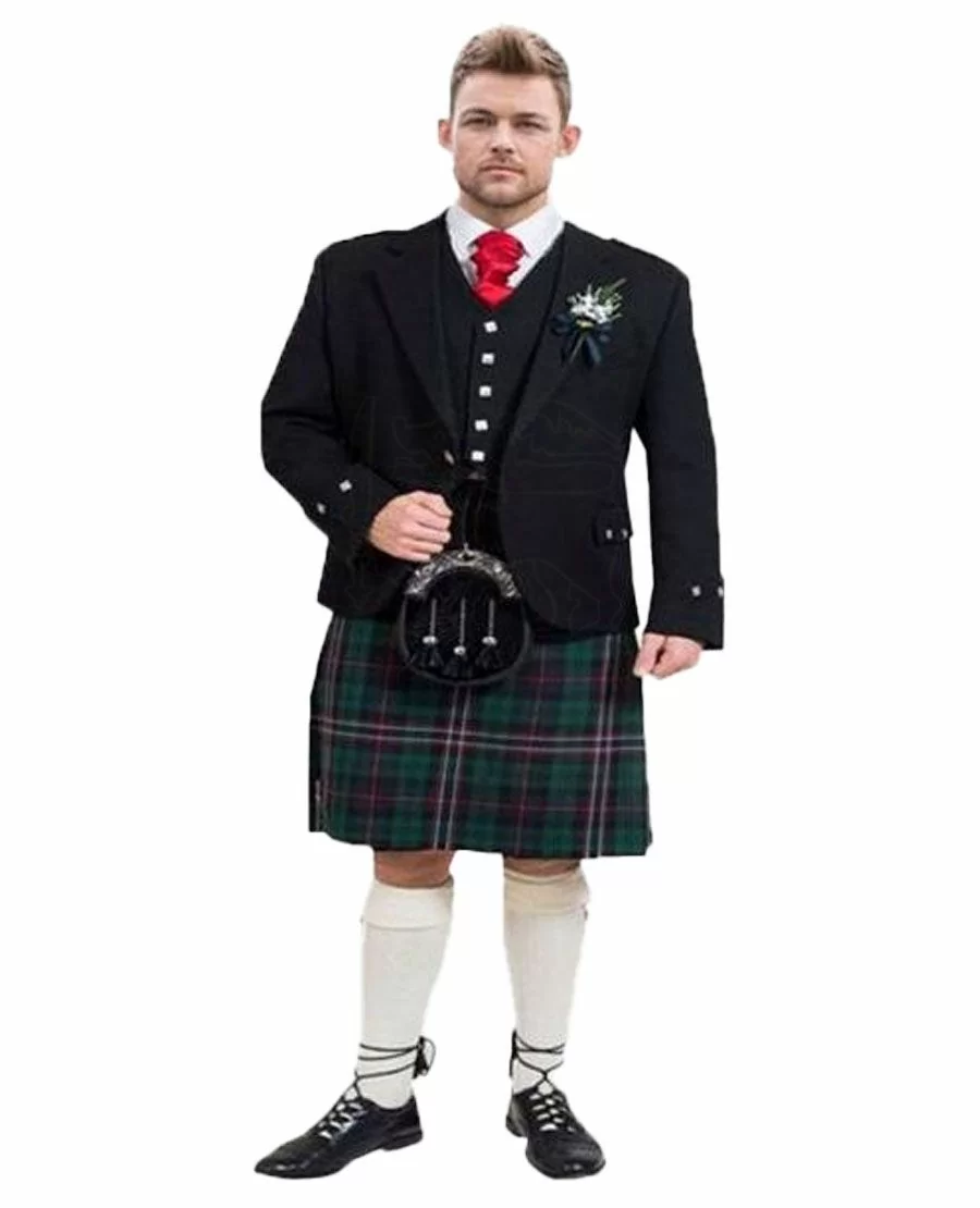 scottish_black_argyll_jacket_kilt_outfit_package.jpg.webp Scottish Black Argyll Jacket Kilt Outfit Package - Image 1