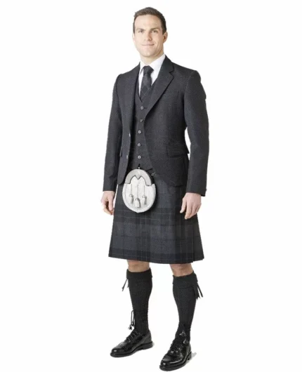 tweed_kilt_outfit_black_made_to_measure_Kiltshub.com.webp