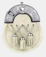 White Full Dress Sporran