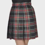 black_stewart_tartan_kilt_for_women_back_Kiltshub.com