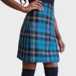 ramsey_blue_women_tartan_kilt_side_Kiltshub.com